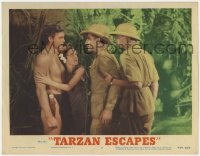 3r1417 TARZAN ESCAPES LC #7 R1954 they'll never take Weissmuller & O'Sullivan back to civilization!