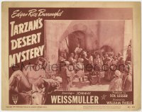 3r1421 TARZAN'S DESERT MYSTERY LC #3 R1949 Johnny Weissmuller, Sheffield & Cheetah with many Arabs!