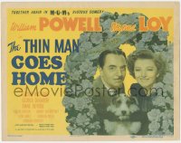 3r0934 THIN MAN GOES HOME TC 1944 William Powell as Nick Charles, Myrna Loy & Asta the dog too!