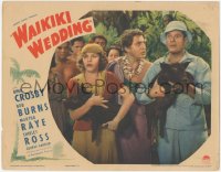 3r1471 WAIKIKI WEDDING LC 1937 Bob Burns & Martha Raye horrified when they learn what pigs are for!