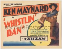 3r0960 WHISTLIN' DAN TC 1932 great full-length image of cowboy hero Ken Maynard!