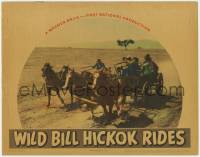 3r1485 WILD BILL HICKOK RIDES LC 1942 Warren William tries to save women on runaway buggy!