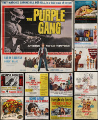 3s0089 LOT OF 14 FOLDED SIX-SHEETS 1950s-1960s great images from a variety of different movies!