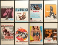 3s0038 LOT OF 16 WINDOW CARDS 1960s-1970s great images from a variety of different movies!