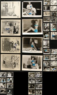 3s0552 LOT OF 45 CENSORED SEXPLOITATION 8X10 STILLS 1960s nude images too sexy for the theater!
