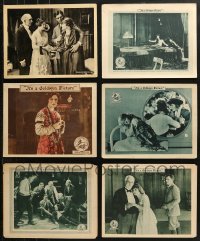 3s0396 LOT OF 6 SILENT GOLDWYN LOBBY CARDS 1920s scenes from a variety of different movies!
