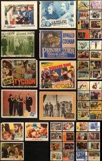 3s0344 LOT OF 51 LOBBY CARDS 1930s-1960s scenes from a variety of different movies!