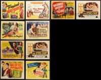 3s0385 LOT OF 10 TITLE CARDS 1950s-1960s great images from a variety of different movies!