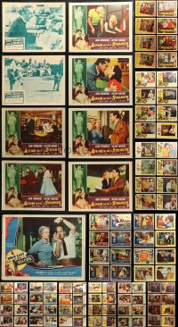 3s0310 LOT OF 121 LOBBY CARDS 1950s complete & incomplete sets from a variety of different movies!