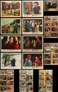 3s0346 LOT OF 49 LOBBY CARDS 1940s-1950s incomplete sets from a variety of different movies!