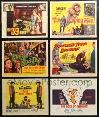3s0394 LOT OF 6 TITLE CARDS 1950s-1960s great images from a variety of different movies!