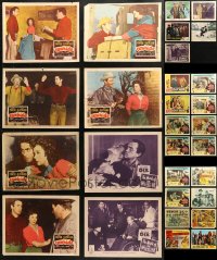 3s0359 LOT OF 29 LOBBY CARDS 1940s-1960s incomplete sets from a variety of different movies!