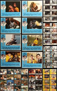 3s0337 LOT OF 72 1970S-80S LOBBY CARDS 1970s-1980s complete sets from a variety of movies!