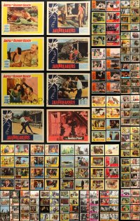 3s0256 LOT OF 427 MOSTLY 1960S LOBBY CARDS 1960s incomplete sets from a variety of different movies!