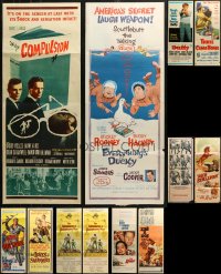 3s0656 LOT OF 12 FORMERLY FOLDED INSERTS 1940s-1960s great images from a variety of movies!