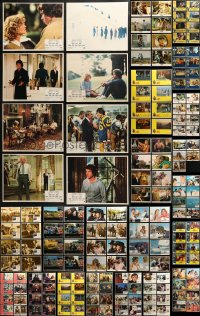 3s0286 LOT OF 165 1970S LOBBY CARDS 1970s complete sets from a variety of different movies!