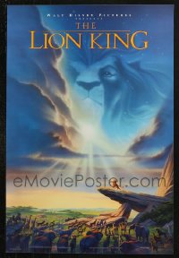 3s0740 LOT OF 6 UNFOLDED 18X27 LION KING SPECIAL POSTERS 1994 Disney cartoon classic!