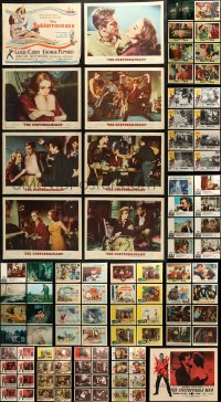 3s0311 LOT OF 121 1960S LOBBY CARDS 1960s complete sets from a variety of movies!