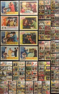3s0278 LOT OF 179 INDIVIDUALLY BAGGED 1960S LOBBY CARDS 1960s incomplete sets from a variety of movies!