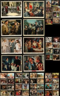 3s0550 LOT OF 71 COLOR 8X10 STILLS & MINI LOBBY CARDS 1940s-1960s scenes from a variety of movies!