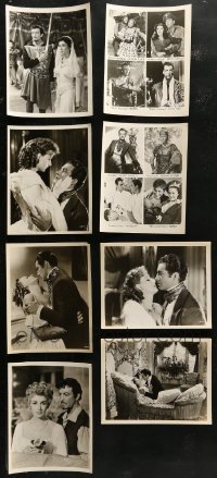 3s0582 LOT OF 8 ROBERT TAYLOR 8X10 STILLS 1950s great portraits all from different movies!