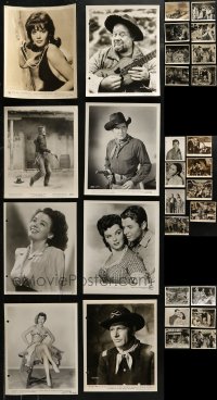 3s0554 LOT OF 30 8X10 STILLS 1940s-1960s a variety of movie star portraits & movie scenes!