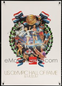 3s0736 LOT OF 10 UNFOLDED UNITED STATES OLYMPIC HALL OF FAME 26X37 SPECIAL POSTERS 1990s Moore art!