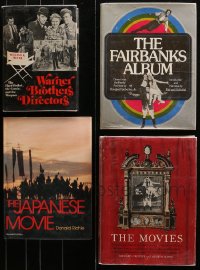 3s0412 LOT OF 4 HARDCOVER MOVIE BOOKS 1950s-1980s Warner Bros, Fairbanks, Japanese & more!