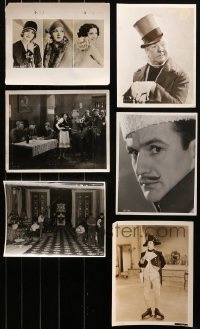3s0586 LOT OF 6 8X10 STILLS 1920s-1930s great portraits including W.C. Fields & more!
