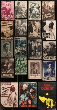 3s0491 LOT OF 19 AUSTRIAN PROGRAMS 1930s-1970s different images from a variety of movies!