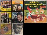 3s0023 LOT OF 7 33 1/3 RPM RADIO SHOW RECORDS 1970s-1980s Wizard of Oz, Blue Dahlia, James Dean!