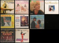 3s0021 LOT OF 9 33 1/3 RPM MOSTLY MOVIE SOUNDTRACK RECORDS 1950s-1990s from a variety of movies!