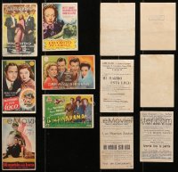 3s0513 LOT OF 6 SPANISH HERALDS 1940s-1960s great images from a variety of different movies!
