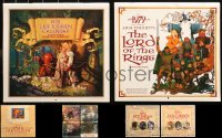 3s0006 LOT OF 5 J.R.R. TOLKIEN CALENDARS 1970s-1980s art for Lord of the Rings & more fantasy!