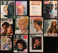 3s0432 LOT OF 11 MAGAZINES 1950s-1970s The Birds, Rita Hayworth, Marilyn Monroe, Elvis, JFK & more!
