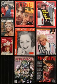 3s0436 LOT OF 9 MAGAZINES 1950s-1990s filled with great images & articles!