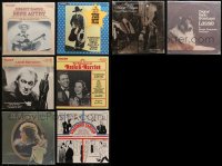 3s0022 LOT OF 8 33 1/3 RPM RADIO SHOW RECORDS 1970s-1980s Gene Autry, Tom Mix, Barrymore & more!