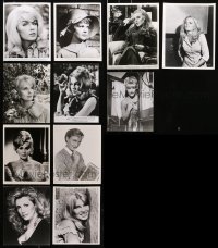 3s0574 LOT OF 11 8X10 STILLS OF BLONDE FEMALE PORTRAITS 1950s-1980s portraits of beautiful women!