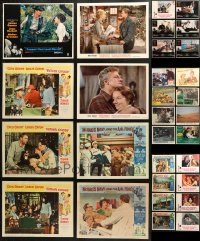 3s0358 LOT OF 30 LOBBY CARDS 1940s-1990s incomplete sets from a variety of movies!