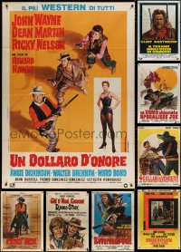 3s0453 LOT OF 11 FOLDED ITALIAN ONE-PANELS 1960s-1990s great images from a variety of movies!