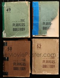 3s0407 LOT OF 4 1948 ACADEMY PLAYERS DIRECTORY SOFTCOVER BOOKS 1948 filled with information!