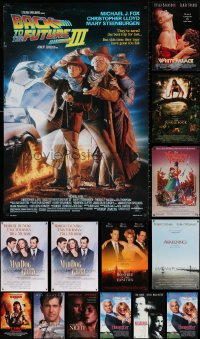 3s0827 LOT OF 19 UNFOLDED MOSTLY DOUBLE-SIDED 27X40 ONE-SHEETS 1990s cool movie images!