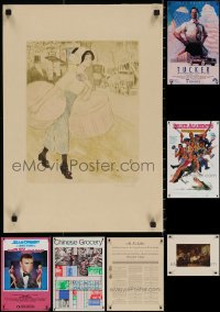 3s0773 LOT OF 7 UNFOLDED MISCELLANEOUS POSTERS 1910s-1980s a variety of different images!