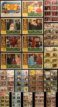 3s0318 LOT OF 112 1940S-50S LOBBY CARDS 1940s-1950s complete sets from a variety of movies!