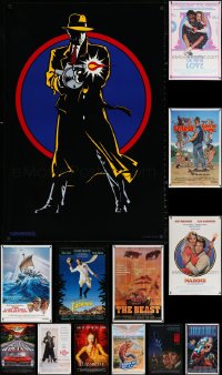 3s0830 LOT OF 18 UNFOLDED MOSTLY SINGLE-SIDED MOSTLY 27X41 ONE-SHEETS 1980s-1990s cool images!