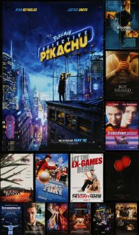 3s0833 LOT OF 18 UNFOLDED MOSTLY DOUBLE-SIDED 27X40 ONE-SHEETS 1990s-2010s cool movie images!