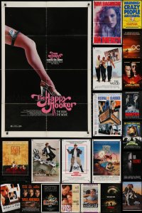 3s0198 LOT OF 55 FOLDED ONE-SHEETS 1970s-1990s great images from a variety of different movies!