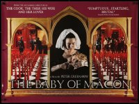 3t0181 BABY OF MACON British quad 1993 directed by Peter Greenaway, Julia Ormond has a virgin birth!
