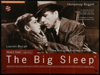 3t0184 BIG SLEEP British quad R1990s Humphrey Bogart, sexy Lauren Bacall, Howard Hawks!