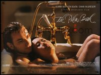 3t0212 PILLOW BOOK DS British quad 1996 romatic couple Ewan McGregor & Vivian Wu in bathtub!